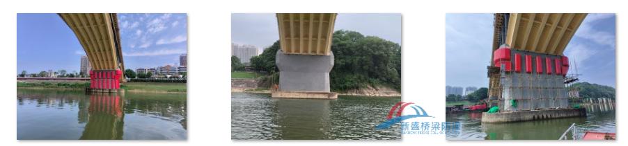 益阳大桥复合材料防撞设施安装(图2)