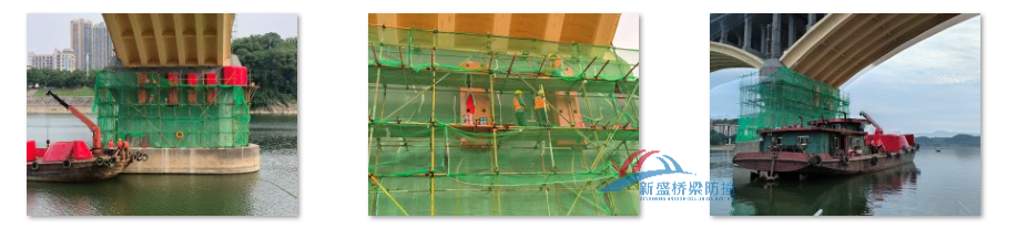 益阳大桥复合材料防撞设施安装(图1)